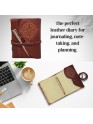 Genuine Leather Bound Brown Journal Handmade Diary Sketchers Writting Notebook
